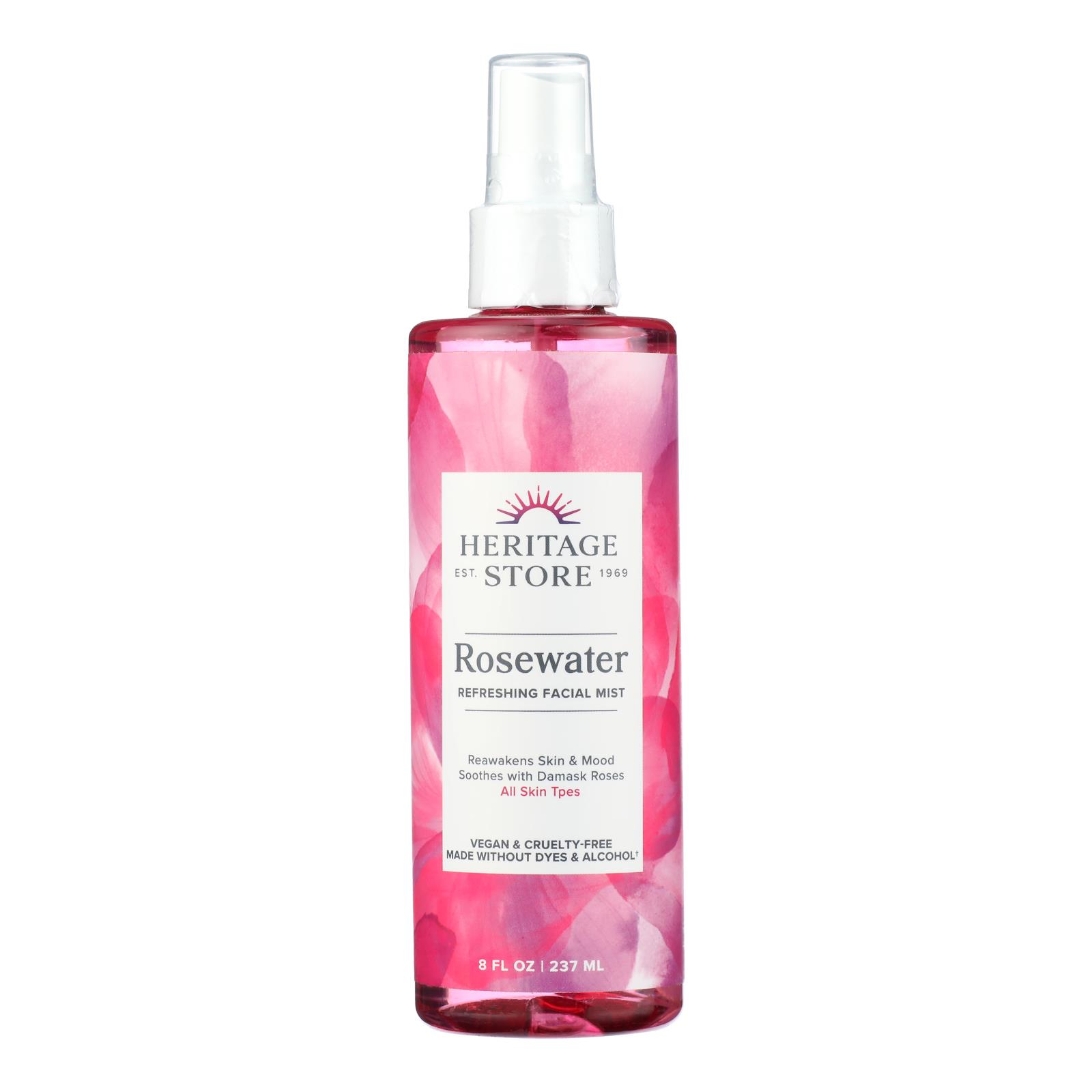 Heritage Products Rose Petals Rosewater Spray - 8 fl oz