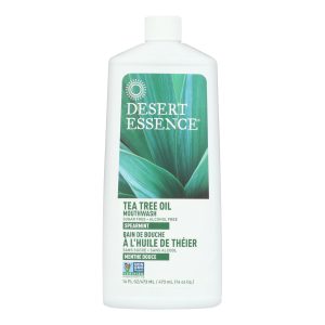 Desert Essence - Natural Refreshing Tea Tree Oil Mouthwash - 16 fl oz