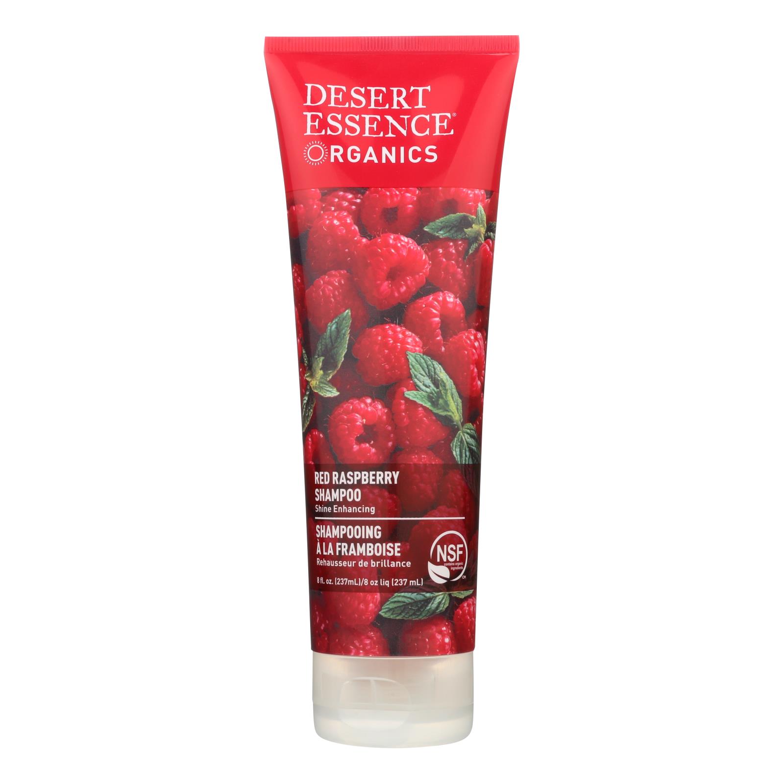 Desert Essence - Shampoo Shine for All Hair Types Red Raspberry - 8 fl oz