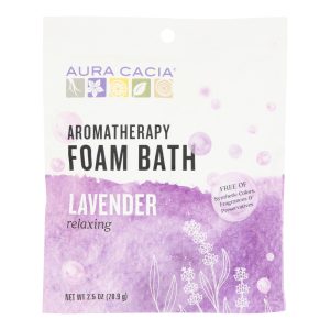 Aura Cacia - Foam Bath Relaxing Lavender - 2.5 oz - Case of 6