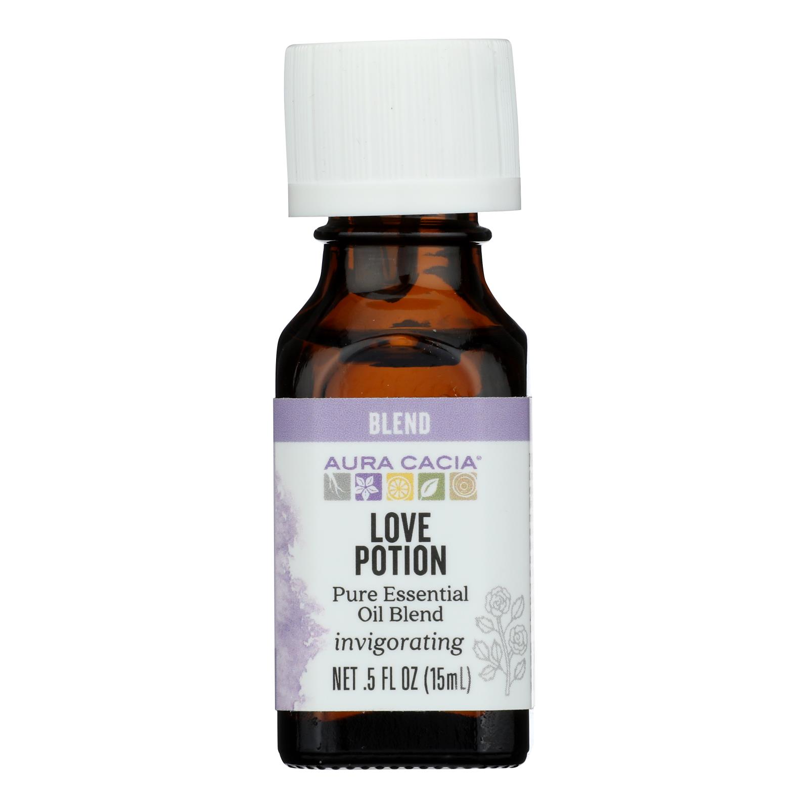 Aura Cacia - Essential Solutions Oil Love Potion - 5 fl oz