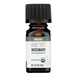 Aura Cacia - Organic Essential Oil - Rosemary - .25 oz