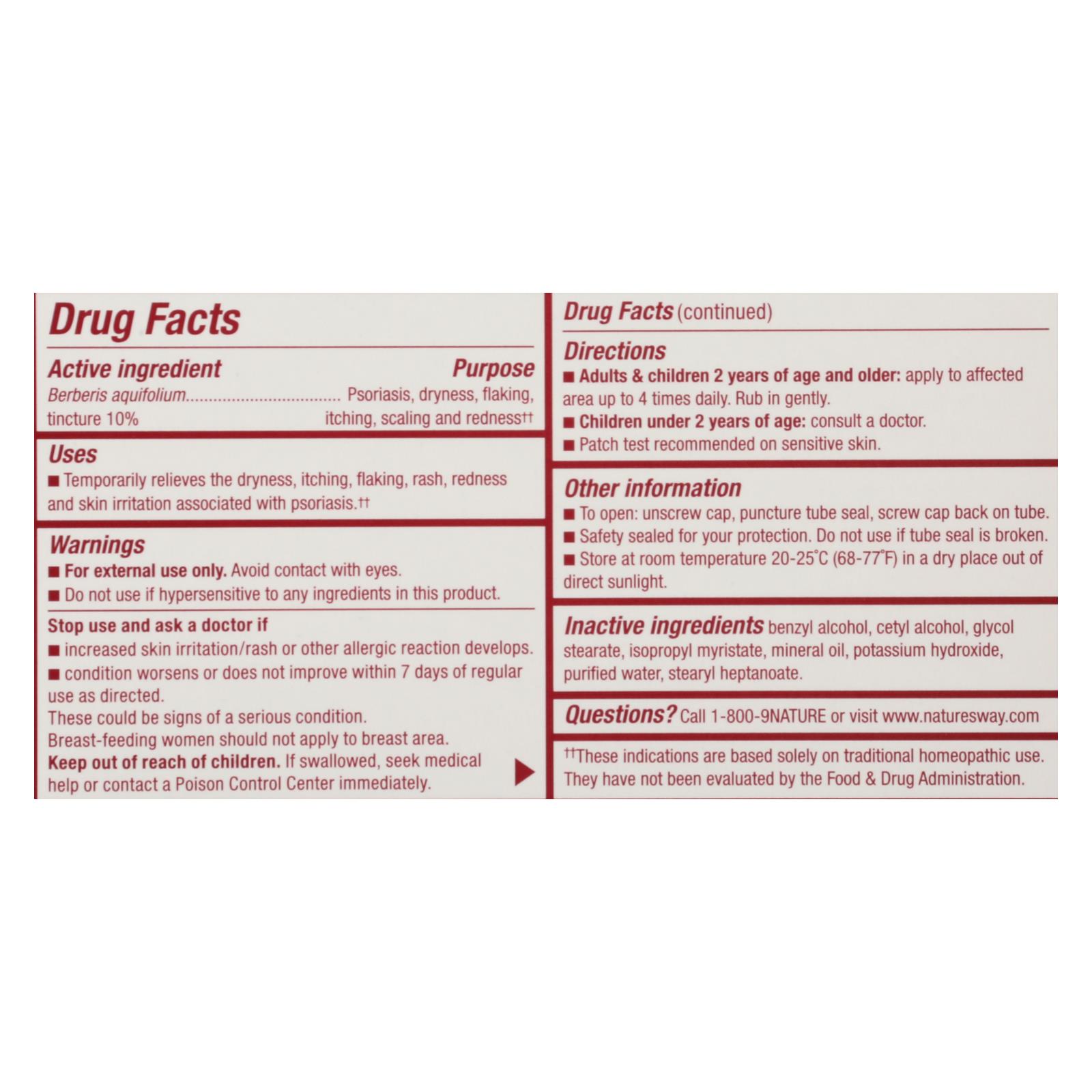 Boericke and Tafel - Psoriaflora Topical Cream - 1 oz - Image 2