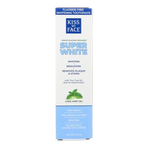 Kiss My Face Toothpaste - Whitening - Fluoride Free - Gel - 4.5 oz