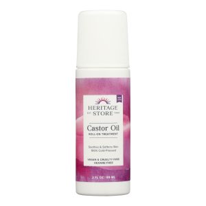 Heritage Products The Palma Christi Castor Oil Roll-On - 3 fl oz
