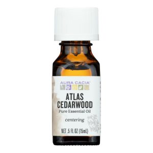 Aura Cacia - Essential Oil - Atlas Cedar wood - 0.5 FL oz.