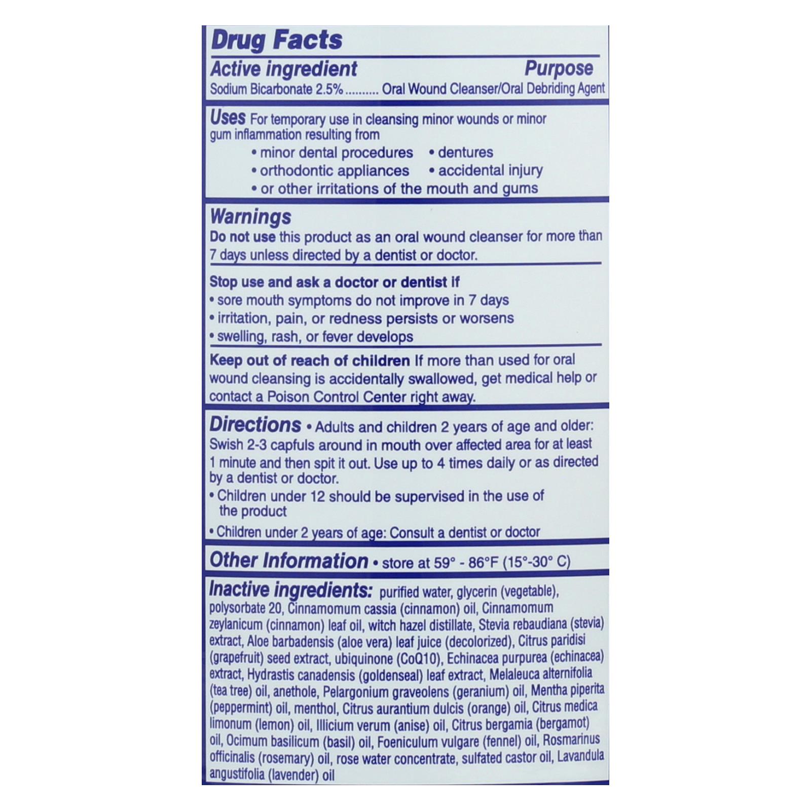 Eco-Dent Dailyrinse Mouthrinse - Cinnamon - 8 oz - Image 2