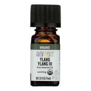 Aura Cacia - Organic Essential Oil - Ylang Ylang - .25 oz