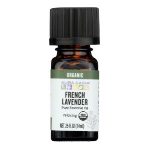 Aura Cacia - Essential Oil - French Lavender - Case of 1 - .25 fl oz.