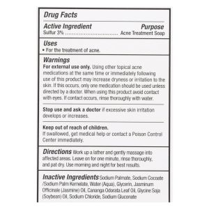 Grandpa's Thylox Acne Treatment Bar Soap with Sulfur - 3.25 oz