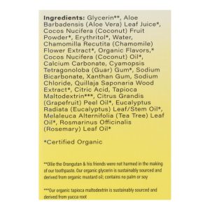 Radius Coconut Banana With Organic Chamomile Flower & Coconut Oil Toothpaste  - 1 Each - 3 OZ