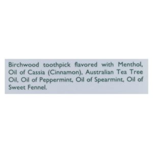 Tea Tree Therapy Toothpicks - 100 Toothpicks - Case of 12
