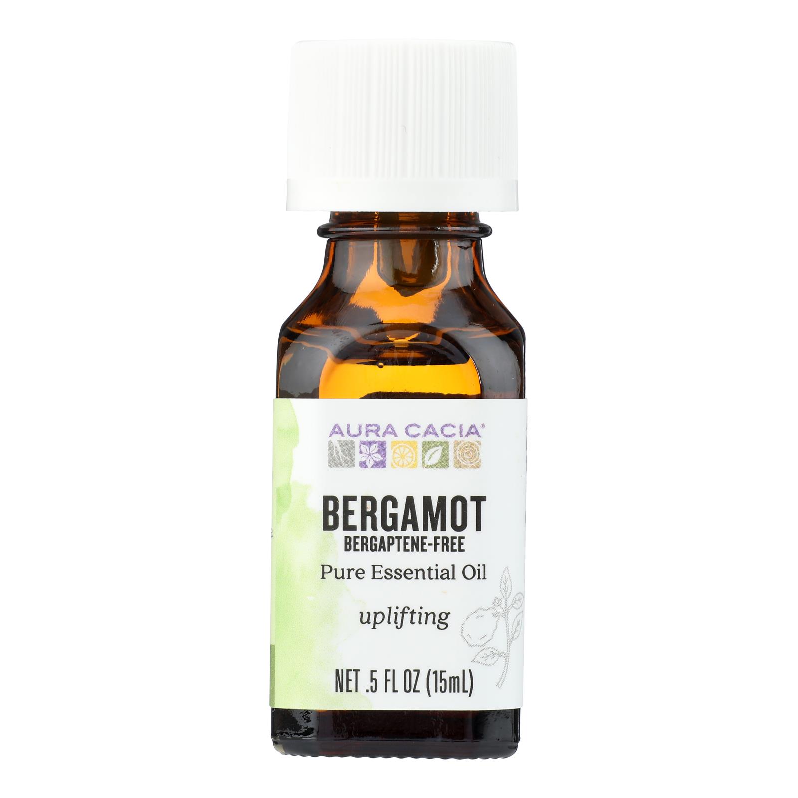 Aura Cacia - Pure Essential Oil Bergamot - 0.5 fl oz