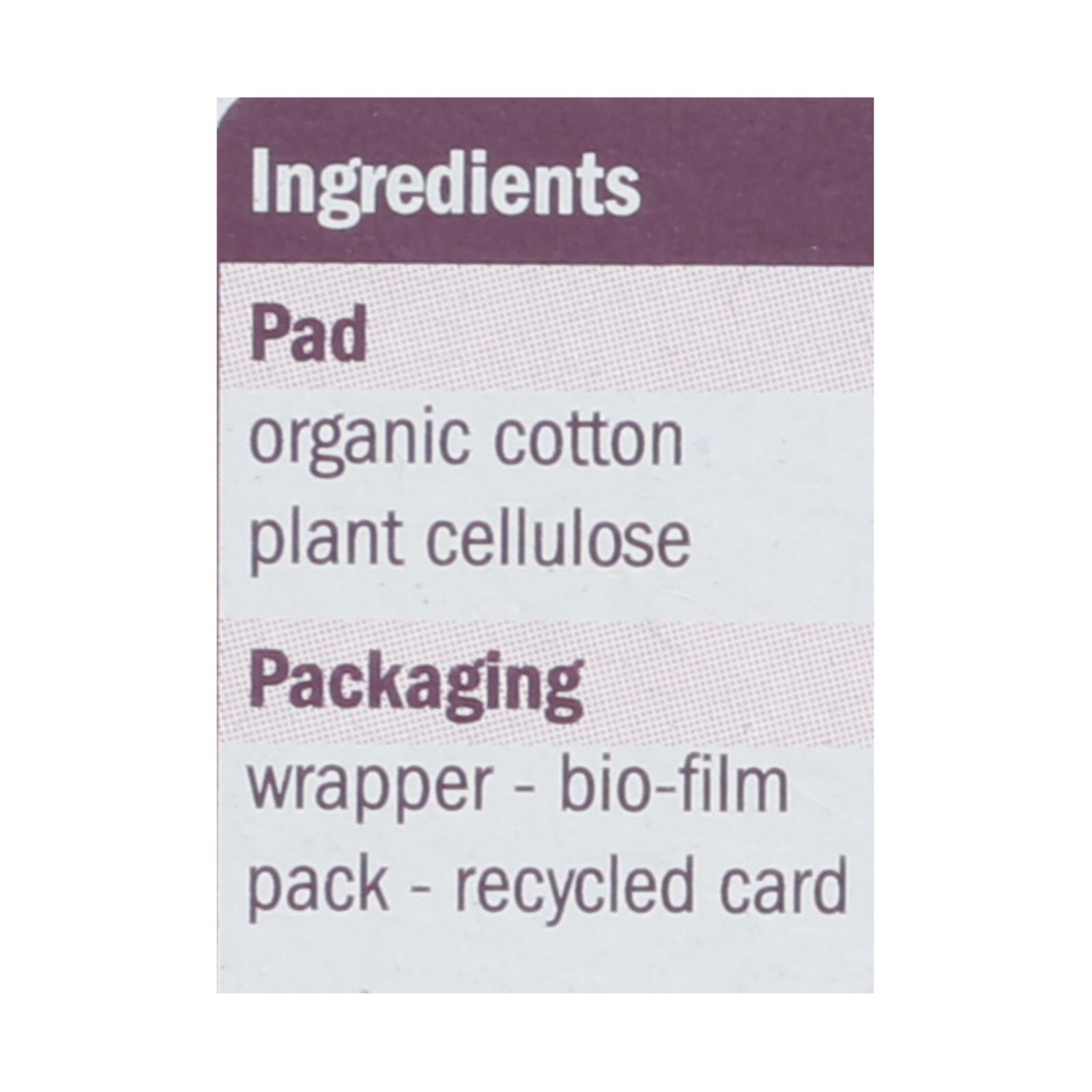 Natracare Ultra Extra Pads w/wings - Long - 8 Count - Image 2