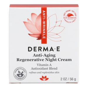 Derma E - Age-Defying Night Creme with Astaxanthin and Pycnogenol - 2 oz.