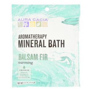 Aura Cacia - Aromatherapy Mineral Bath Soothing Heat - 2.5 oz - Case of 6
