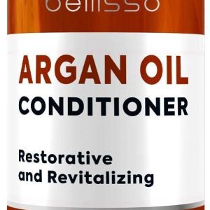 Argan Oil Conditioner   Sulfate Free with No Parabens   Moroccan Botanicals for Women and Men   Professional Moisturizing Anti Frizz Hydrating Solution for Dry Wavy Curly and Color Treated Hair
