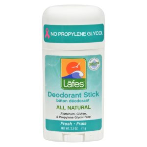 Lafe's Natural and Organic Deodorant Stick Fresh - 2.5 oz