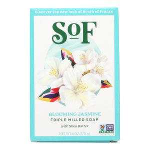South Of France Bar Soap - Blooming Jasmine - 6 oz - 1 each