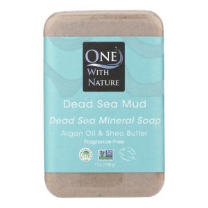 One With Nature Dead Sea Mineral Dead Sea Mud Soap - 7 oz