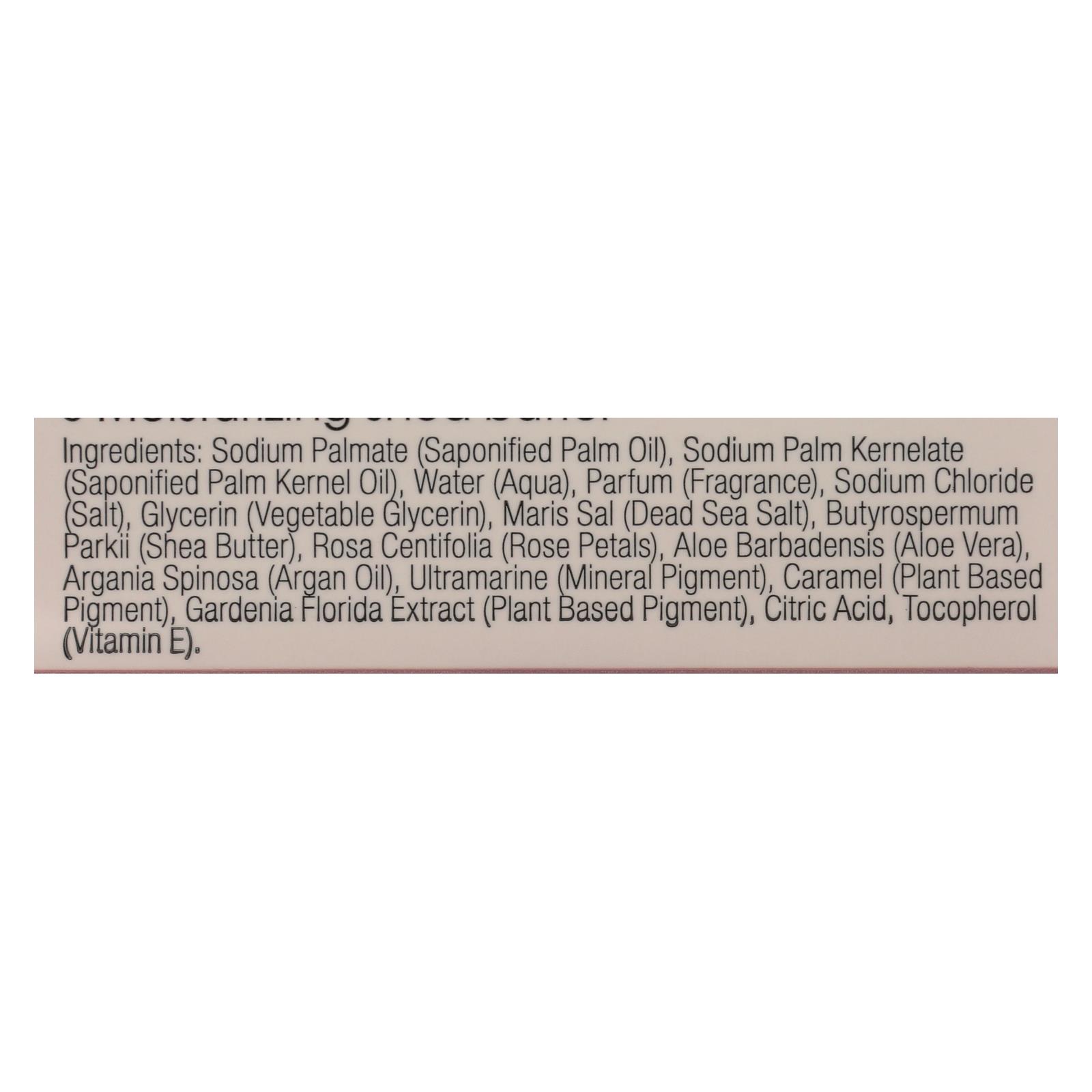 One With Nature Dead Sea Mineral Rose Petal Soap - 7 oz - Image 2