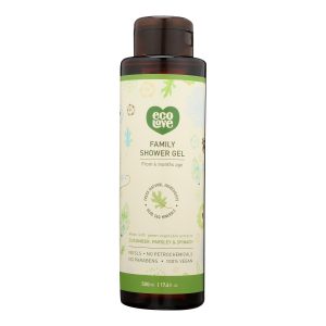 Ecolove Body Wash Green Vegetables Family Shower Gel For Ages 6 Months And Up - Case of 500 - 17.6 fl oz.