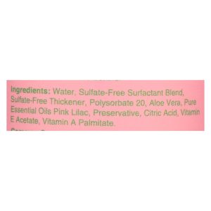 Rebel Green - Fresh and Clean Liquid Hand Soap - Pink Lilac - Case of 4 - 16.9 fl oz.