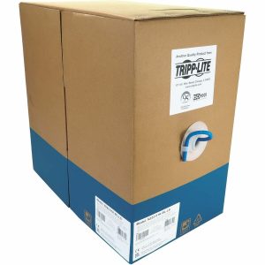 Eaton Tripp Lite Series Cat6 1G Solid Core UTP Bulk Ethernet Cable, LSZH, Blue, 1000 ft. (305 m), TAA