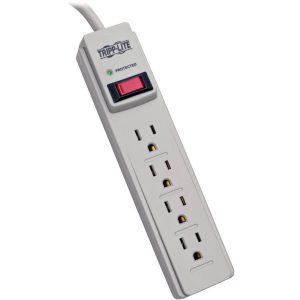 Eaton Tripp Lite Series Protect It! 4-Outlet Home Computer Surge Protector Strip, 4 ft. (1.22 m) Cord, 450 Joules