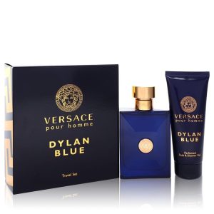 Versace Gift Set -- 3.4 oz Eau de Toilette Spray + 3.4 oz Shower Gel for Men
