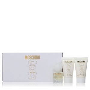 Moschino Gift Set -- .17 oz Mini EDP Spray + .8 oz Body Lotion + .8 oz Shower Gel for Women