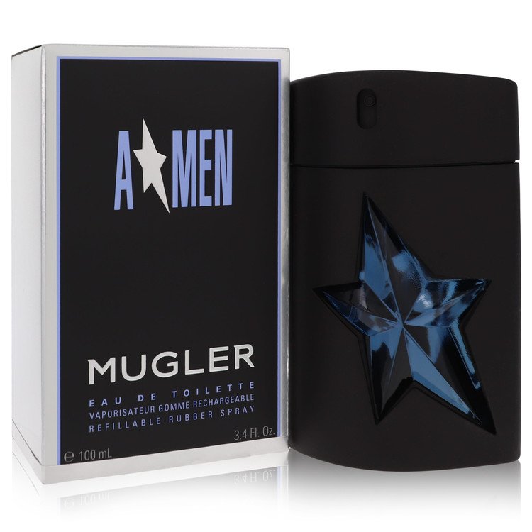 Thierry Mugler Eau De Toilette Spray Refillable (Rubber) 3.4 oz for Men