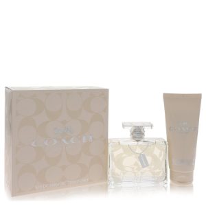 Coach Gift Set -- 3.3 oz Eau De Parfum + 3.3 oz Body Lotion Travel Set for Women
