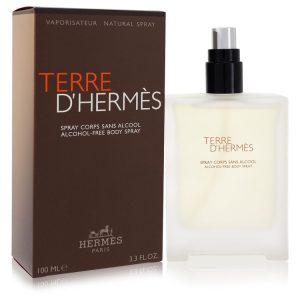 Hermes Body Spray (Alcohol Free) 3.3 oz for Men
